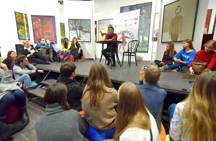 В Театральном музее имени Бахрушина состоялся мастер-класс российского театрального режиссера Юрия Бутусова в рамках II Биеннале театрального искусства