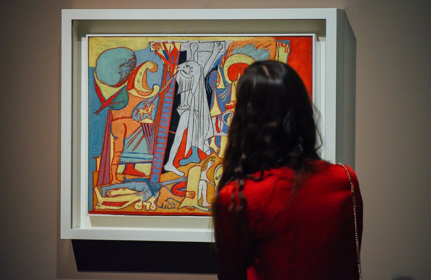 Выставка "Пикассо & Хохлова" разделена на 11 разделов, именно таким образом можно проследить всю сюжетную линию любви художника и балерины