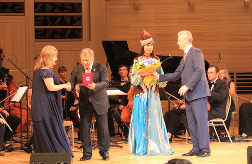 Собянин вместе с президентом Татарстана посетил концерт в ММДМ 6 фото