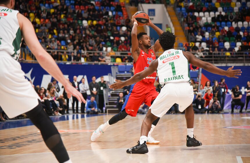 После матча с "Жальгирисом" ЦСКА занимает второе место в турнирной таблице Евролиги