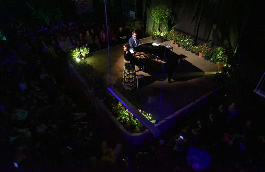 Концерт артистов Большого театра в Ботаническом саду МГУ "Аптекарский огород"