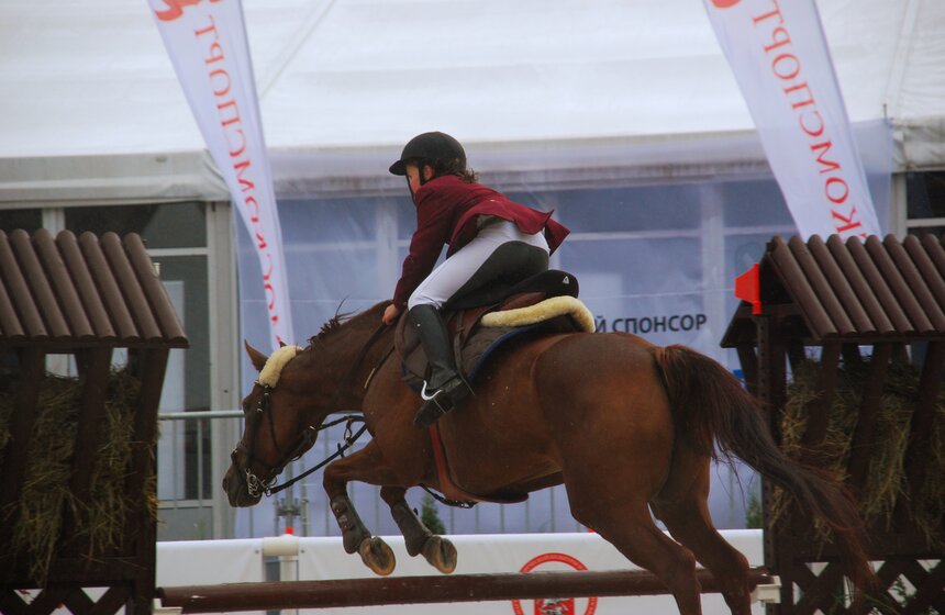 На "Спасской башне" прошли детские соревнования по конкуру 6 фото