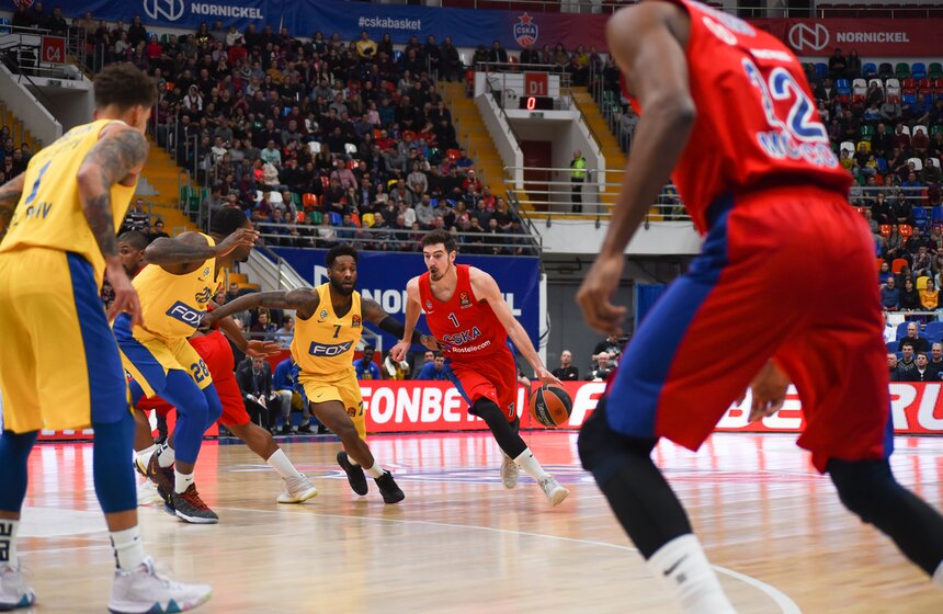 Команда ЦСКА начала игру с атакующего маневра