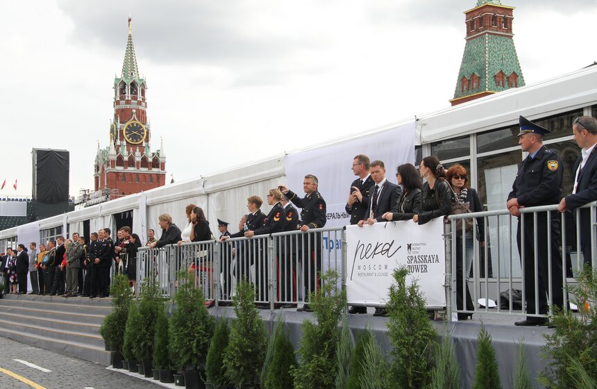 На Красной площади прошли показательные конные выступления 18 фото