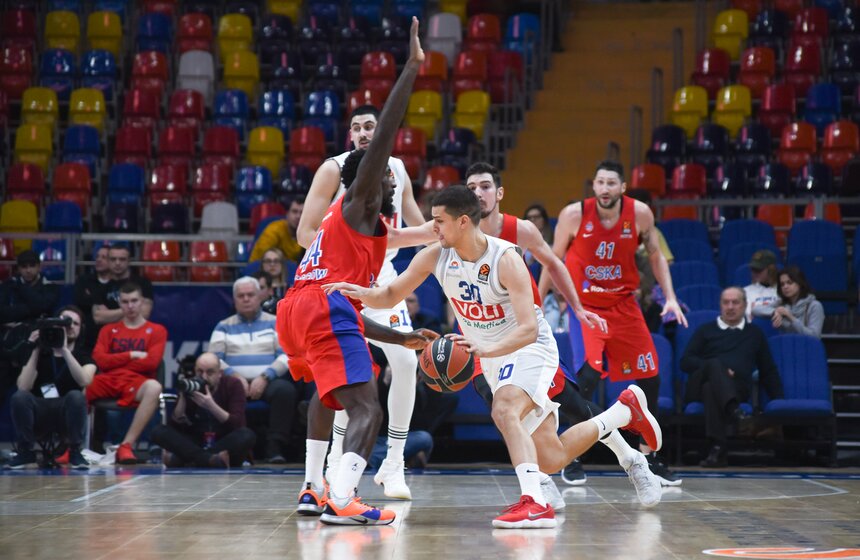 Первый период закончился со счетом 28:20 в пользу ЦСКА