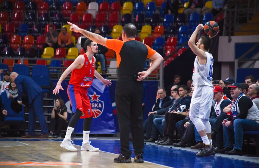 В завершении первой четверти ЦСКА набрал восемь очков