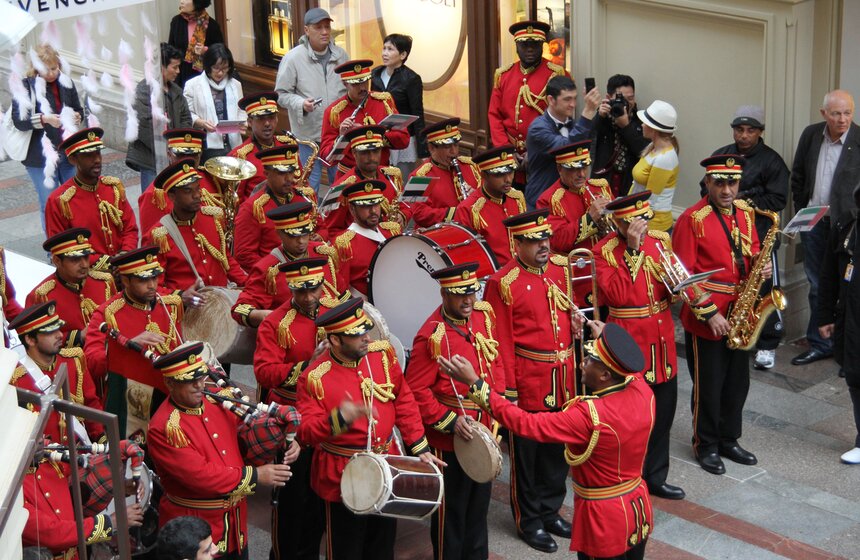 На фестивале "Спасская башня" выступил оркестр полиции Абу-Даби 9 фото