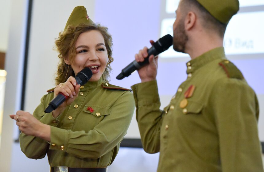 Славное прошлое комендатуры в годы войны отметили и во время концерта по случаю открытия музея