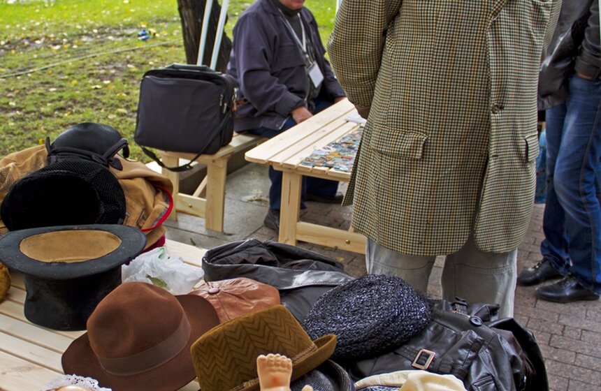 Ретро-барахолка на Страстном бульваре