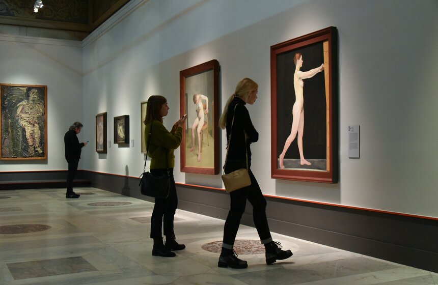 Наряду с обращением к человеческой фигуре, для художников Лондонской школы характерен интерес к пейзажному жанру