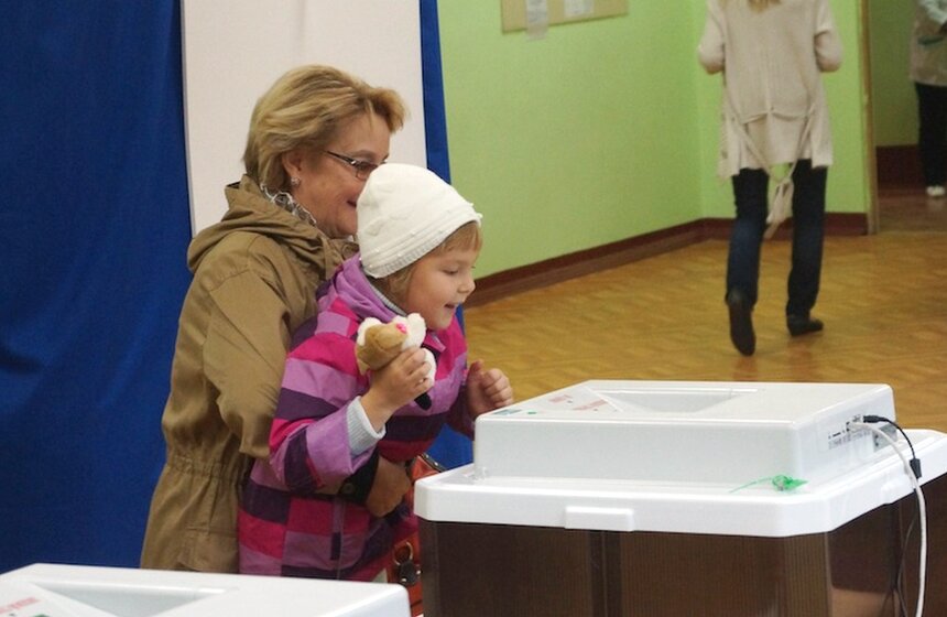 Сергей Собянин проголосовал на выборах мэра Москвы 6 фото