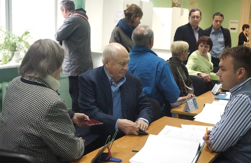 Сергей Собянин проголосовал на выборах мэра Москвы 11 фото