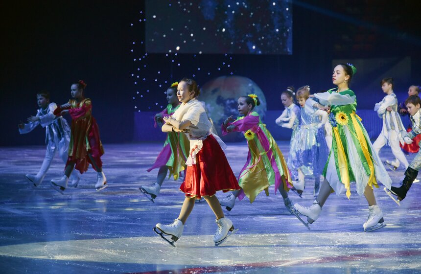 Ежегодно на детском фестивале танцев на льду принимают участие более 30 коллективов