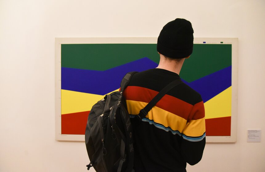 В экспозицию вошли как совместные работы художников, так и работы, которые были сделаны до начала творческого союза