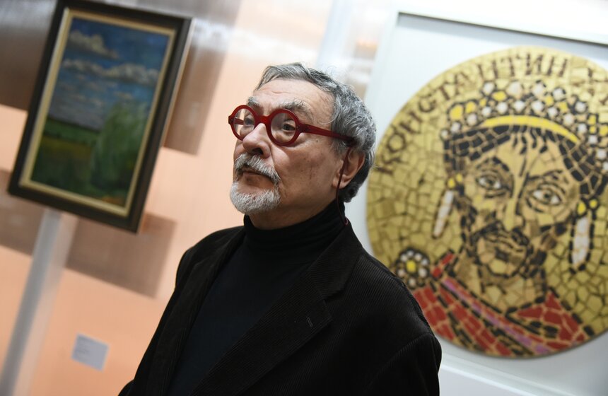 Виталий Комар – один из художников выставки "Komar & Melamid"