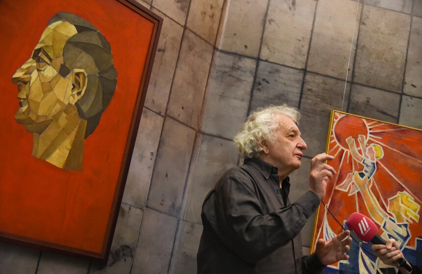 Александр Меламид – художник и перформансист. Один из художников выставки