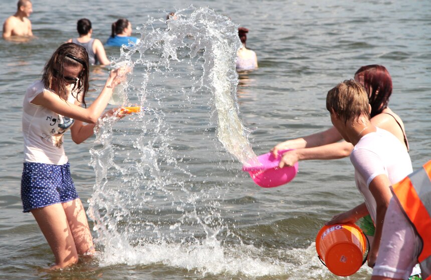 В Строгино состоялась водная битва 3 фото