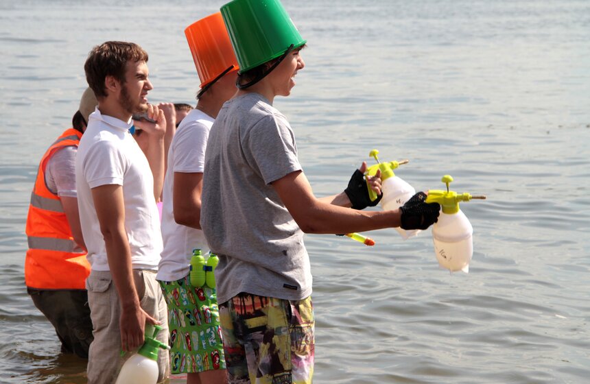 В Строгино состоялась водная битва 4 фото