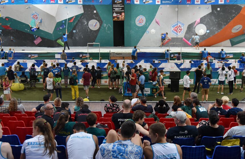 Тысяча спортсменов и 120 трасс. Чемпионат мира по скалолазанию в Москве 8 фото