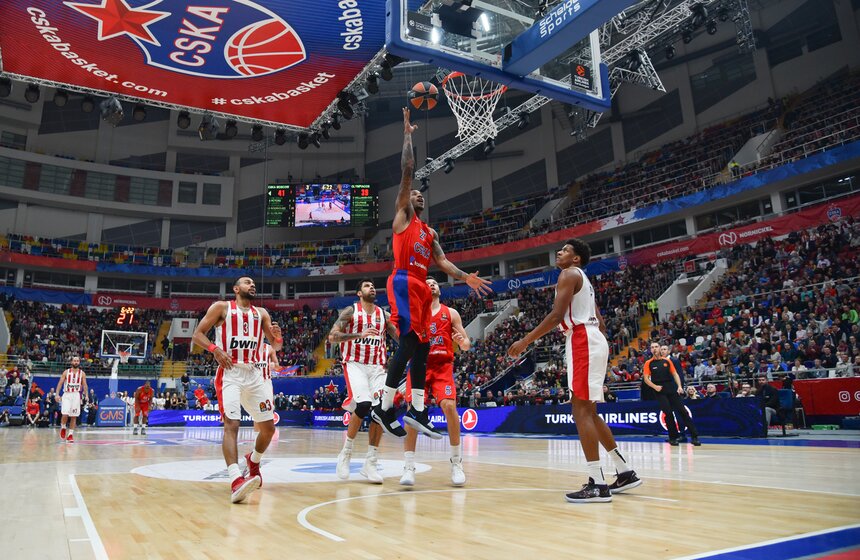 По ходу встречи был момент, когда армейцы уступали в середине второй четверти с разницей в 9 очков