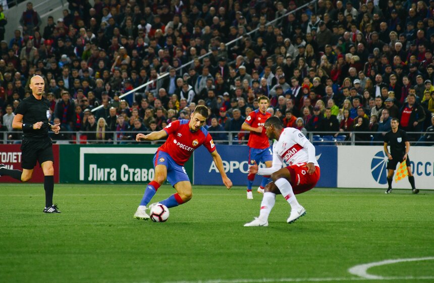 ЦСКА действовал в позиционном нападении, "Спартак" ждал контратак