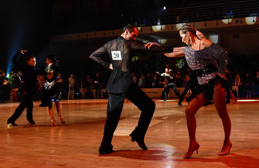 Как всегда, острой была конкуренция среди танцоров Про-Ам