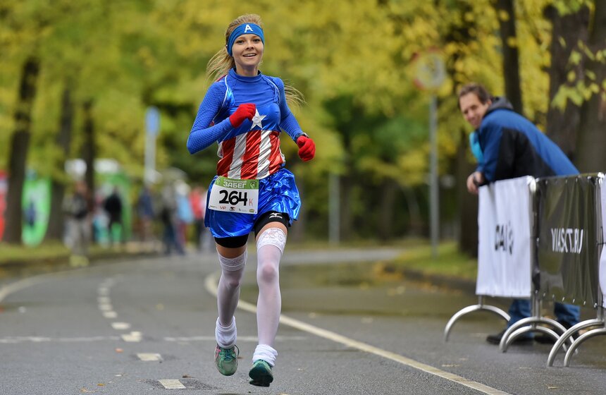 А вот самые быстрые бегуны могли претендовать на суперпризы от организатора