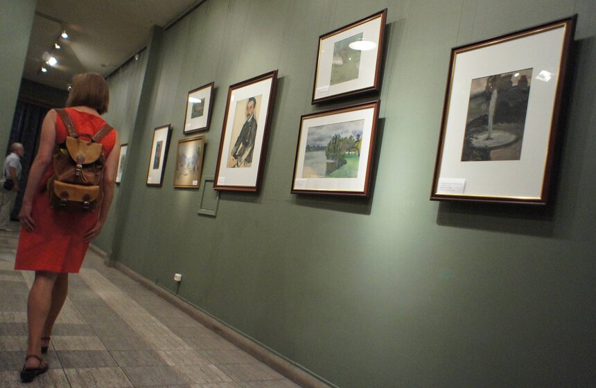 В Школе акварели Сергея Андрияки открылась новая выставка картин 5 фото