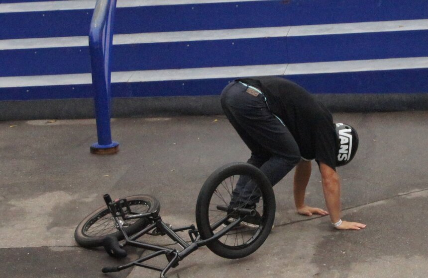 В Москве прошел четвертый этап соревнований по скейтборду и BMX 4 фото