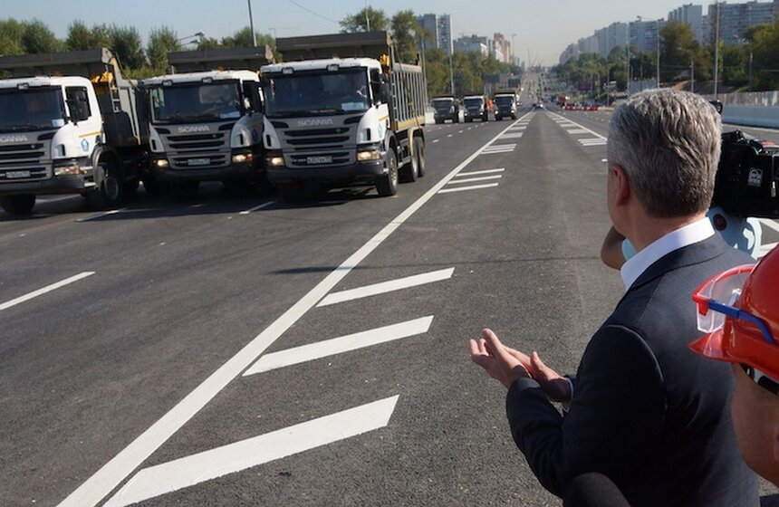 На Мичуринском проспекте открылась новая эстакада 12 фото