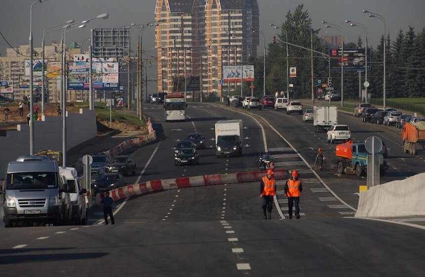 На Мичуринском проспекте открылась новая эстакада 3 фото