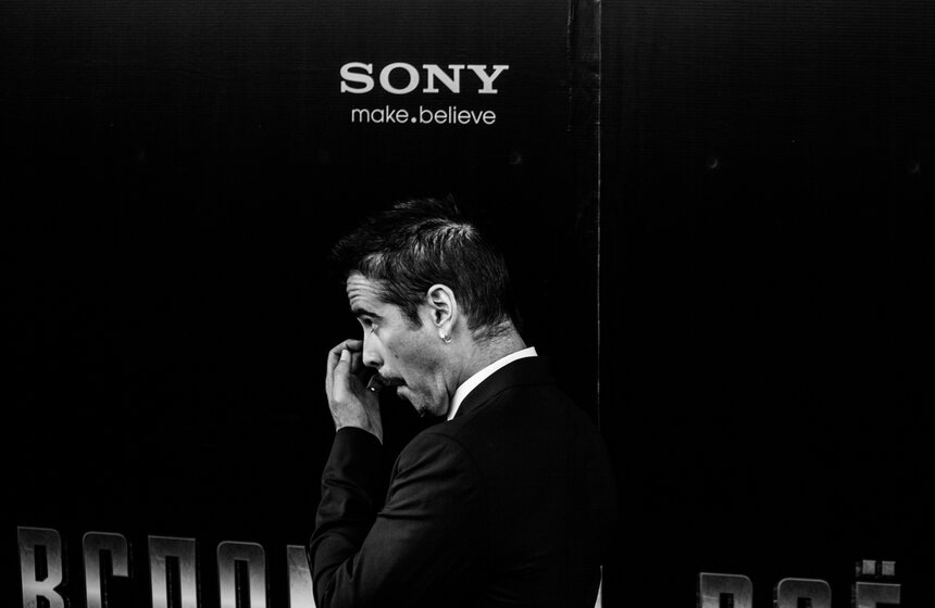 Колин Фаррелл на премьере фильма "Вспомнить все" 8 фото