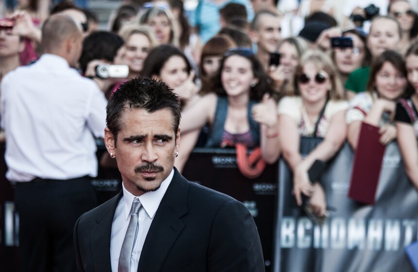 Колин Фаррелл на премьере фильма "Вспомнить все" 5 фото