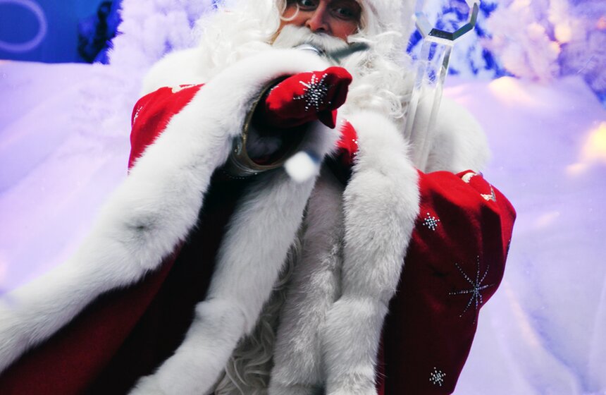 Главный Дед Мороз страны прибыл в Москву 12 фото