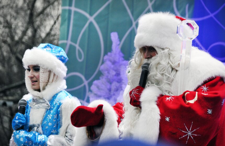 Главный Дед Мороз страны прибыл в Москву 10 фото