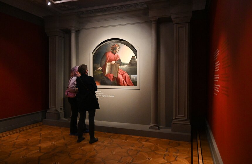 Выставка "Аньоло Бронзино. Аллегорический портрет Данте" открылась в Москве 5 фото