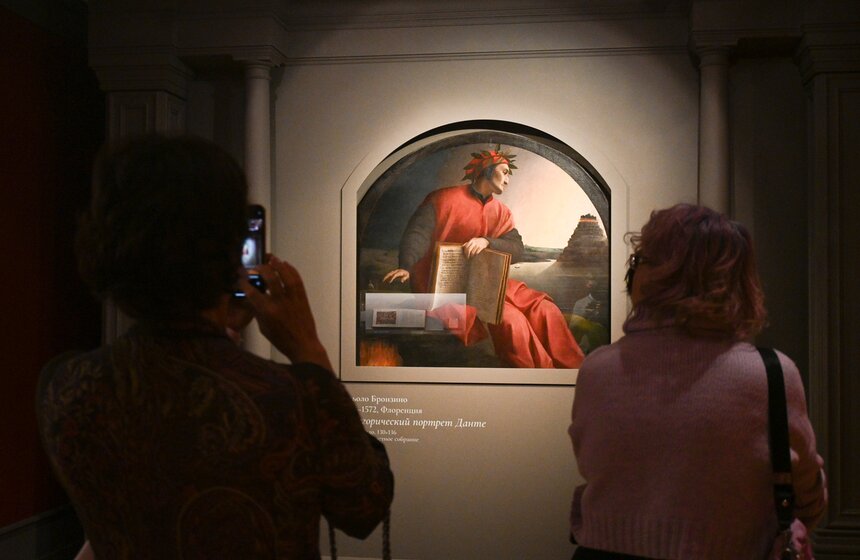 Выставка "Аньоло Бронзино. Аллегорический портрет Данте" открылась в Москве 10 фото