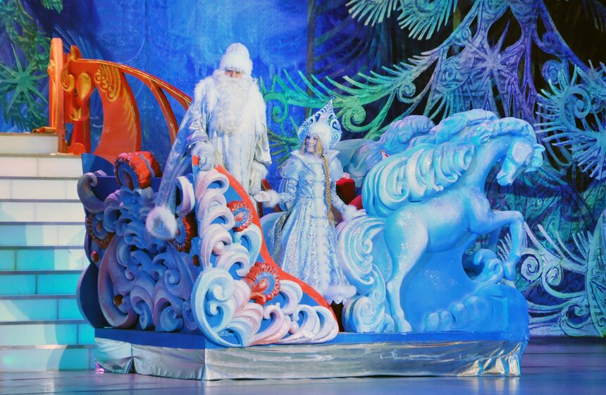 В Кремле проходят новогодние елки 9 фото