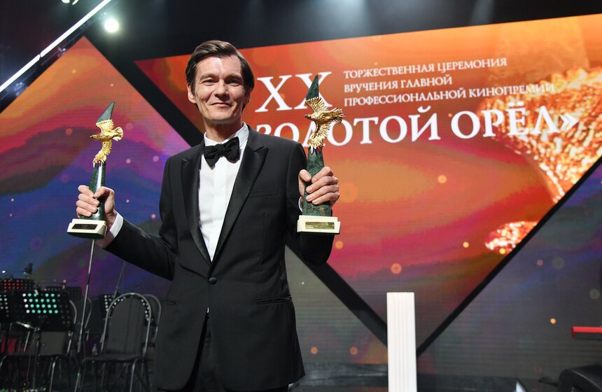 На Мосфильме вручили ХХ юбилейную премию "Золотой орел" 39 фото