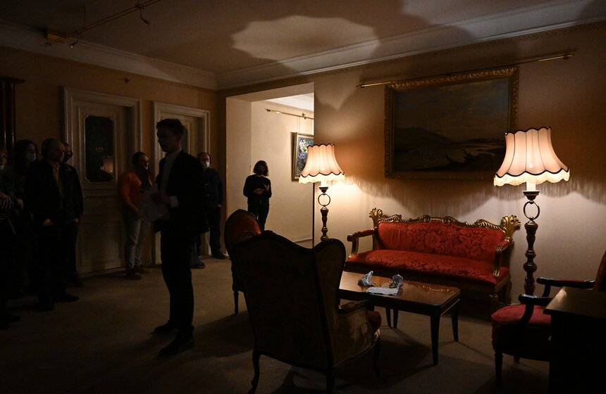 В Москве прошли ночные экскурсии по метро и отелю "Националь" 27 фото