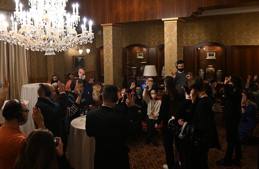 В Москве прошли ночные экскурсии по метро и отелю "Националь" 17 фото