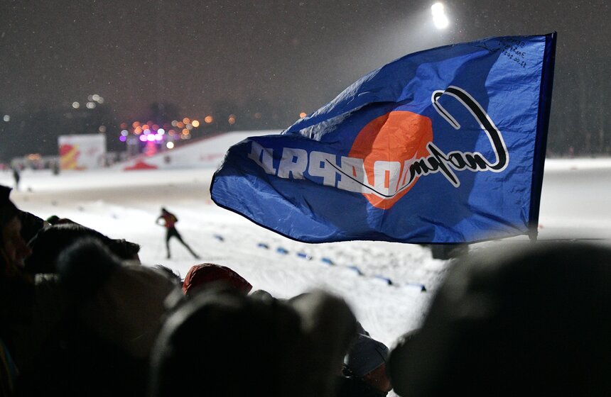 Соревнования по биатлону "Гонка звезд" прошли в Лужниках 24 фото