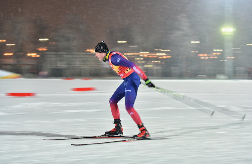Соревнования по биатлону "Гонка звезд" прошли в Лужниках 5 фото
