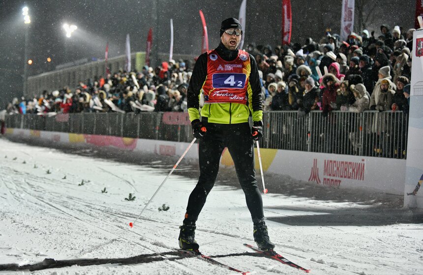 Соревнования по биатлону "Гонка звезд" прошли в Лужниках 27 фото