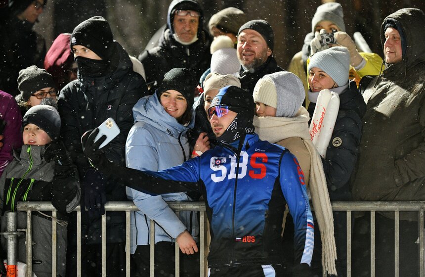Соревнования по биатлону "Гонка звезд" прошли в Лужниках 28 фото