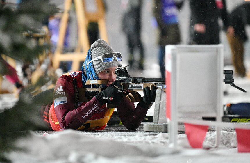 Соревнования по биатлону "Гонка звезд" прошли в Лужниках 9 фото