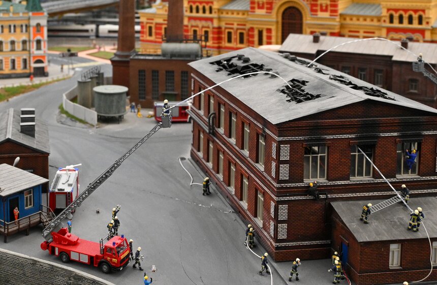 Москвичам показали музей-диораму "Царь-макет" 8 фото