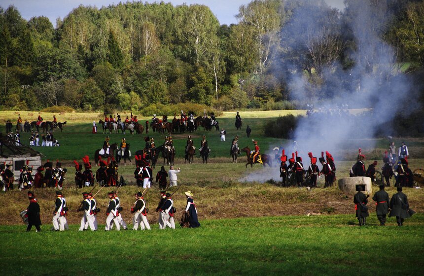 Реконструкция Бородинского сражения 22 фото