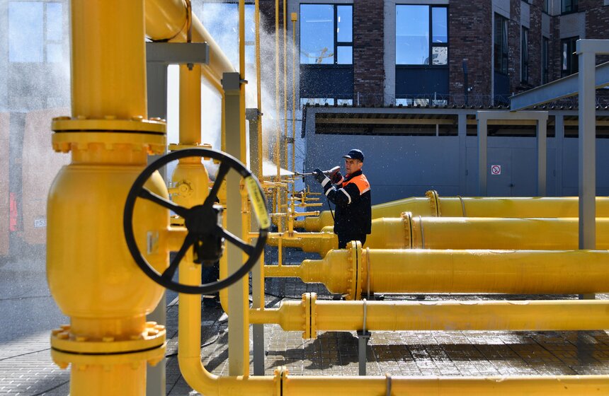 Головинскую газорегуляторную станцию промыли на севере Москвы 19 фото