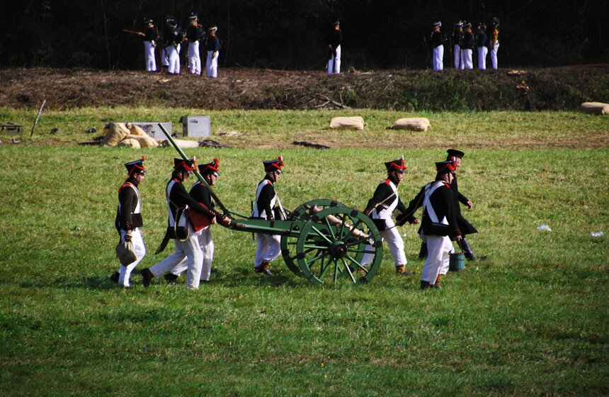 Реконструкция Бородинского сражения 21 фото